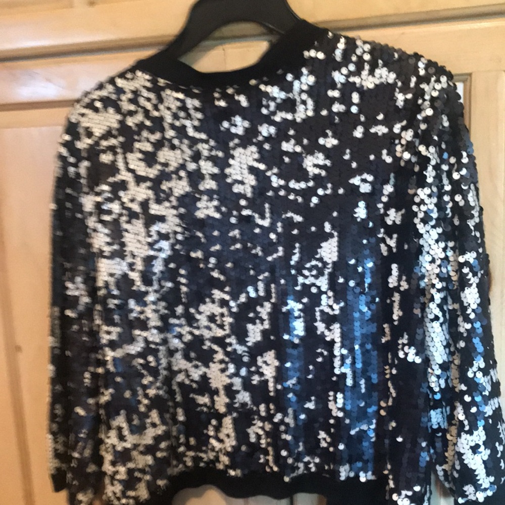 Short sequin jacket - Picture 2 of 5
